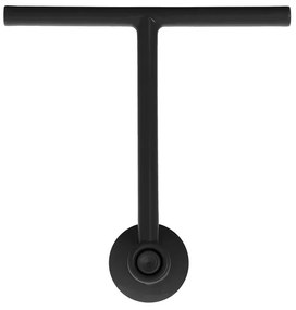 Tergivetro doccia nero in plastica antigraffio con ventosa Spring
