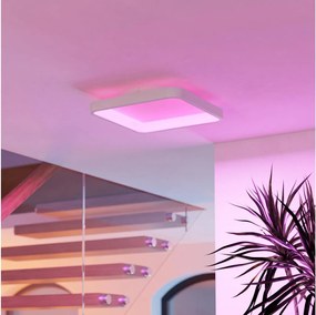 Eglo 901913 - Plafoniera LED RGBW dimmerabile LORETELLO-Z LED/20W/230V 35x35cm bianca