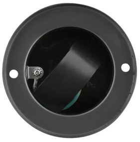 Solight PG10B - Colonna presa esterna 2Z 230V IP44 nera tonda