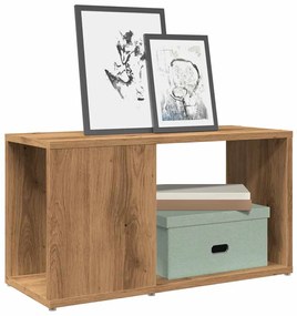 Mobile Porta Tv Rovere Artigianale 60x24x32 Cm İn Truciolato /