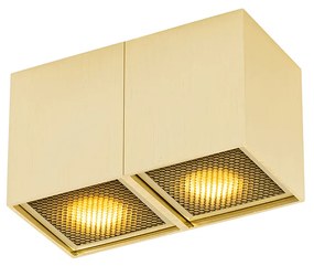 Faretto da soffitto di design oro 2 luci - Qubo Honey