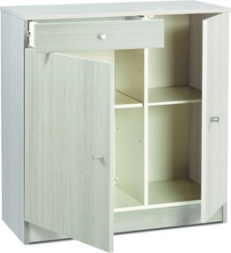 KIRA - mobiletto portaoggetti ad due ante ed un cassetto