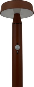 Lampioncino da Giardino Solare 600 Lumen "LMS-092" Corten