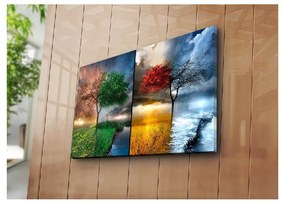 Pittura su tela Stagioni, 70 x 45 cm - Wallity