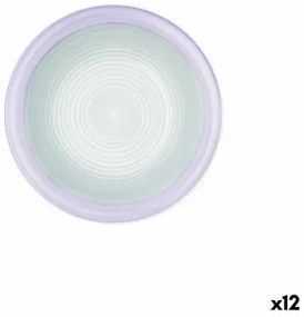 Piatto Fondo Quid Kaleido Verde Viola Ceramica 21,5 cm (12 Unità)