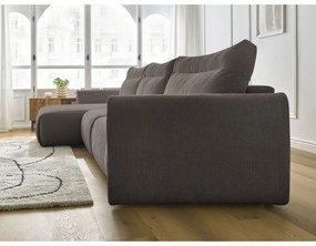 Divano angolare marrone Aden – Bobochic Paris