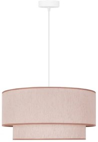 Duolla - Lampadario a sospensione con filo BOHO 1xE27/40W/230V diametro 45 cm beige