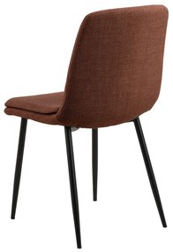 Sedia da pranzo color terracotta Becca – Actona