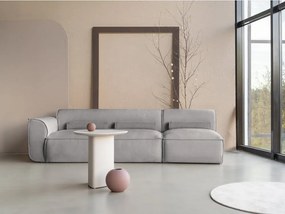 Chaise lounge componibile grigio chiaro (con penisola a sinistra) Flex Felix – Miuform