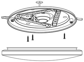 Eglo 97877 - Plafoniera LED FRANIA-S LED/11,5W/230V