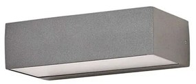 Lissi Applique da Parete da Esterno IP54 Grigio Scuro - Lucande