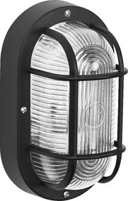 Osram - Lampada da parete per esterni BULKHEAD 1xE27/10W/230V IP54 nera