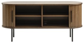 Tavolo TV marrone in rovere 120x56 cm Nola - Unique Furniture