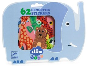 I miei primi adesivi - animali del Safari