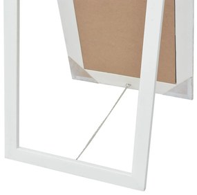 Specchio Autoportante Stile Barocco 160x40 cm Bianco