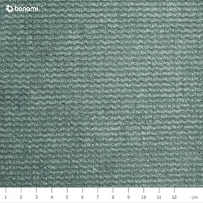 Letto matrimoniale imbottito azzurro con griglia 200x200 cm Barker - Ropez