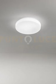 Pastille plafoniera in vetro e metallo bianco opaco led 24w cct 300...
