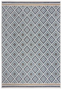Tappeto da interno e esterno giallo e blu 120x170 cm Zia Trellis – Flair Rugs