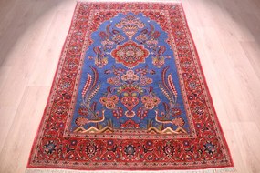 Kashan Tappeto 130 x 210 (Iran) Annodato A Mano