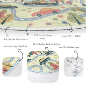 Tappeto per bambini ø 100 cm Comfort - Mila Home