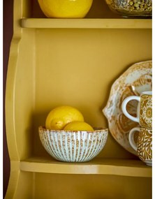 Ciotolina da portata e per la frutta blu e beige in gres 200 ml Fleur – Bloomingville