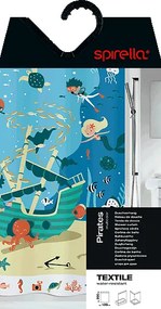 Tenda per doccia 180x200 cm Pirates – Spirella