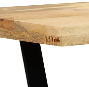 Tavolo da Pranzo 120x60x76 cm in Legno Massello di Mango
