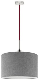 Eglo - Lampadario LED a cavo TUNJA 1xE27/60W/230V grigio