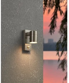 Eglo 99569 - Applique LED da esterno con sensore RIGA 1xGU10/3W/230V IP44