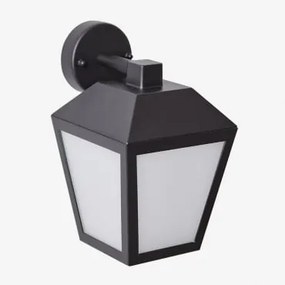 Lampada Da Parete A Led Per Esterno Yalven In Alluminio Nero - Sklum