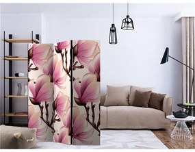 Paravento Blooming Magnolias [Room Dividers]