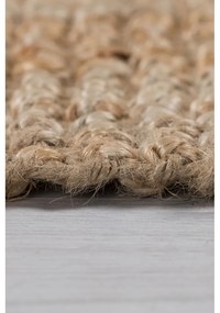 Passatoia di colore naturale in iuta tessuta a mano 60x150 cm Jute Boucle – Flair Rugs