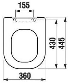 JIKA H8936103000631 - Sedile per WC DEEP duroplast/bianco