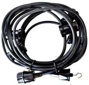 Catena decorativa da esterno GIRLANDA 12 m 10xE27/15W/230V IP44