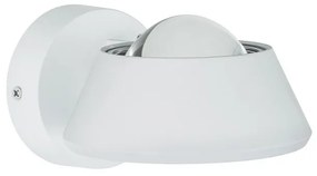 Sabik LED Applique da Parete IP44 Dim. Opaco Bianco - Paulmann