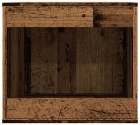 Recinto lettiera gatti legno vecchio 47x59x42 cm in truciolato