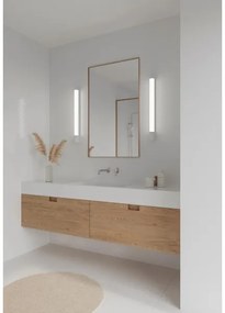Nordlux - Lampada LED per specchio da bagno con presa integrata, 15 W, 230 V, IP44, 68,4 cm, bianco