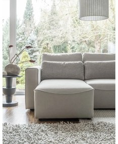 Divano letto angolare crema (variabile) Homely Tommy - Miuform