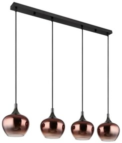 Globo 15548-4HG - Lampadario a sospensione con filo MAXY 4xE27/40W/230V rame