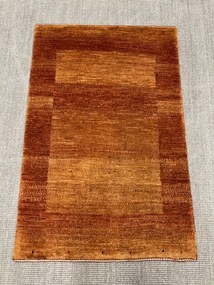 Loribaft Tappeto 110 x 80 Giallo (Iran) Annodato A Mano
