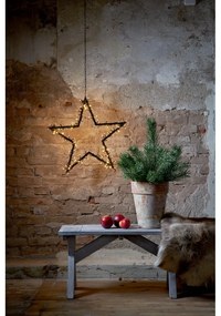 Decorazione luminosa nera per esterni con motivo natalizio Spiky - Star Trading