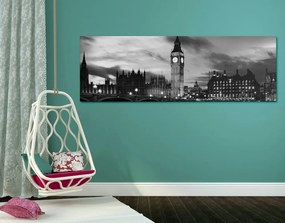 Quadro su tela – Big Ben a Londra in bianco e nero