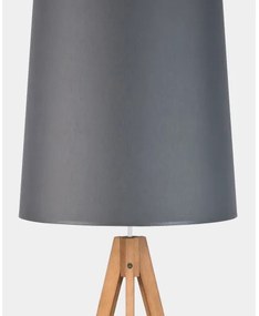 Lampada da terra WALZ 1xE27/25W/230V grigio/legno