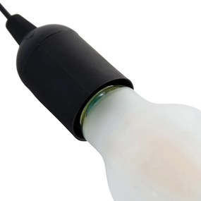 Set di 6 portalampada neri mobili incl. lampadine A60 - Move