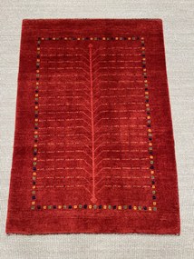 Gashguli Tappeto 120 x 90 Rosso (Iran) Annodato A Mano