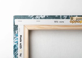 Quadro su tela – Soffione con elementi astratti