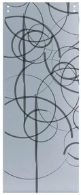 Anta per porta scorrevole esterno muro Rio in vetro serigrafato, L 96 x H 215 cm spessore 10 mm, apertura destra