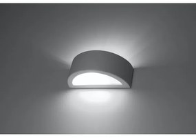 Sollux SL.1458 - Applique ATENA 1xE27/15W/230V 20 cm bianco