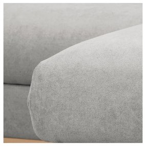 Divano angolare grigio chiaro (angolo destro) Beata - Ropez