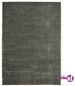 vidaXL Tappeto Lavabile Pieghevole Grigio Talpa 140x200 cm Poliestere